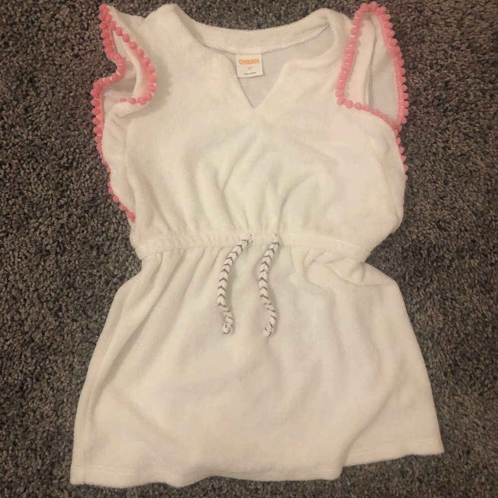 White Gymboree Swimsuit Cover